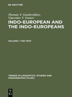 cover image of Indo-European and the Indo-Europeans